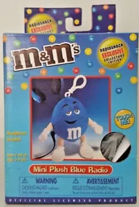 M&M's Mini Plush Blue Radio - NIB - Picture 1 of 3