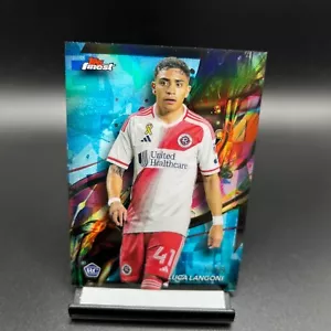 2024 Topps Finest MLS #99 Luca Langoni Aqua RC/99 New England Revolution - Foto 1 di 2