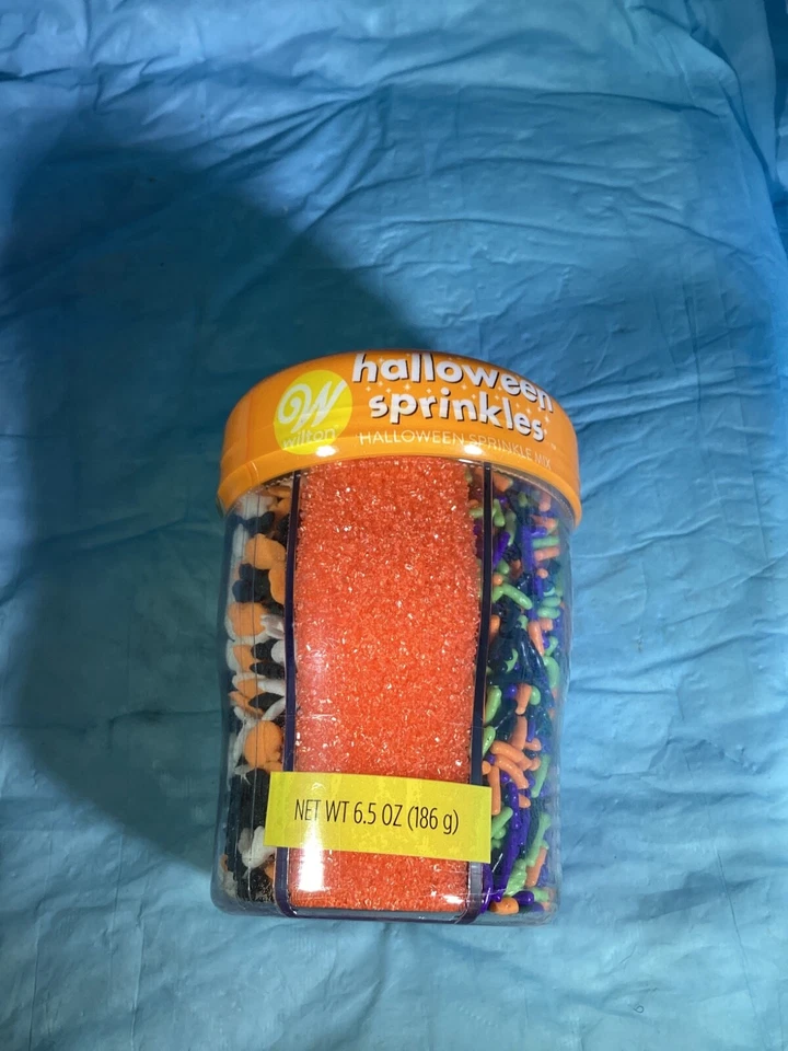 Wilton Halloween Sprinkles 6.56 oz Colored Sugar Jimmies Nonpareils Cupcake Cake - Image 1 of 1