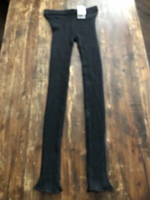 Pantalones de pierna acanalados con sensación de cachemir acogedor limón nuevo con etiquetas precio de venta sugerido por el fabricante $68 LL-2034 XS Foto 1 de 4