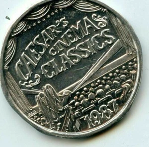 Karneval Doubloon Krewe of Caesar 1987 Aluminium - Bild 1 von 2