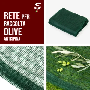 Anti-thorn olive harvesting net 80-85gr/sqm Various sizes W/S opening - Picture 1 of 12