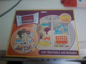 100 WINDOW STICKERS & 2 SCENERY FOR CRAFTS ETC (C) - Picture 1 of 1
