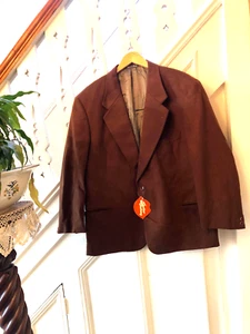 VALENTINO Mens Jacket Medium 48 Blazer Wool Button Up Vintage 90s - Picture 1 of 8