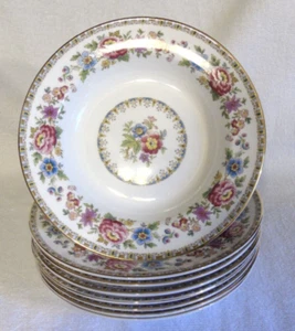 Royal Grafton Malvern Bone China 8 Soup Pasta Bowls Excellent Colors - Picture 1 of 19