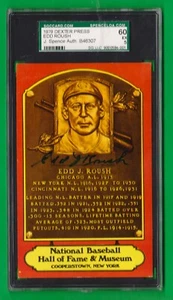 1979 Dexter Press Edd ROUSCH SGC 60 Ex + Auto Signed Postcard = PSA  5 - Picture 1 of 1