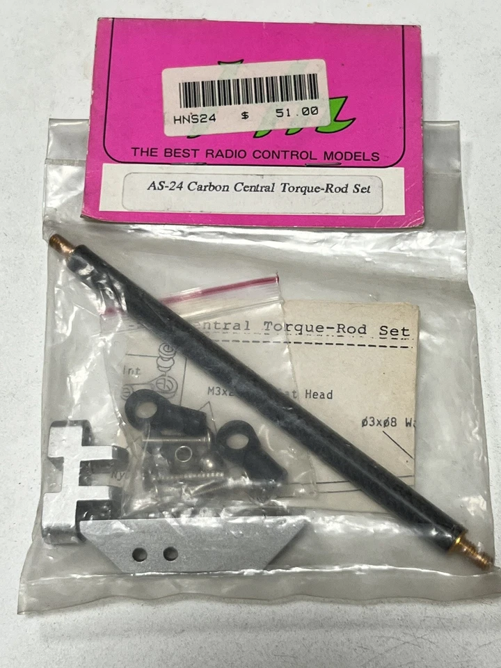 NIB Hong Nor Speed Carbon Central Torque Rod Set  AS24 - Image 1 of 2