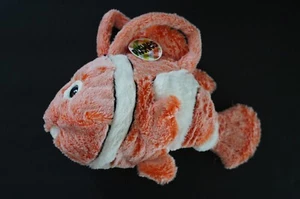 BOLSO PELUCHE ANIMAL ABRAZABLE PAYASO PEZ 11" MONEDERO - Imagen 1 de 4