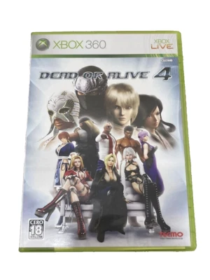 Dead or Alive 4 Microsoft Xbox 360 Koei Tecmo Fighting Shipping from Japan - Image 1 of 2