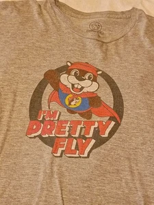 Buc-ees 2XL T-Shirt mit Superhelden Biber "Im Pretty Fly" - Bild 1 von 8