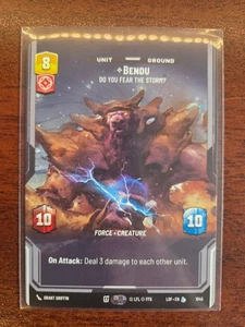 Star Wars Unlimited Legends Of The Force Prestige Bendu 1045 L - Picture 1 of 1