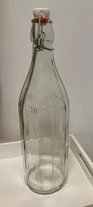 Vintage Glass Swing Top Refillable 1 Litre / 1,000 ml Bottle - Picture 1 of 5