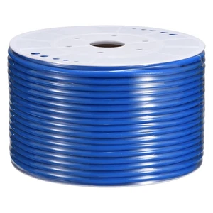 Tubo pneumatico, 12 mm x 8 mm 295 piedi 90 metri tubo linea aria PU blu - Foto 1 di 6