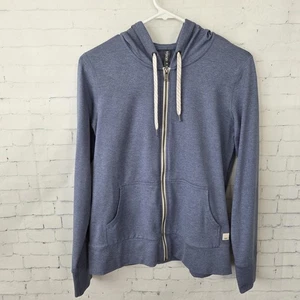vuori womens halo performance hoodie size XS blue full zip jacket - Picture 1 of 7
