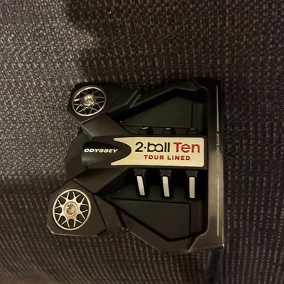 Odyssey 2-Ball TEN Tour Lined Putter 34" Stroke Lab Shaft White Hot Insert - Image 1 of 4