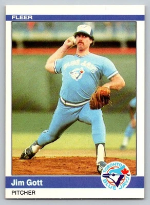 1984 Fleer #155 Jim Gott Toronto Blue Jays - Image 1 of 2