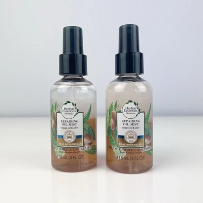 2 Pack Herbal Essences Bio Renew Repairing Oil Mist Argan Oil & Aloe 4 FL OZ - Image 1 of 4