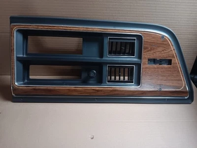 Ford Econoline E350 1980-1991 moldura de tablero grano de madera/negro aire acondicionado moldura de ventilación bisel Foto 1 de 4