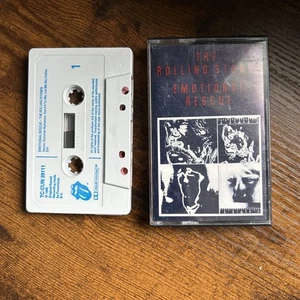THE ROLLING STONES EMOTIONAL RESCUE (CASSETTE TAPE) CBS UK 1980 exc cond  - Picture 1 of 6