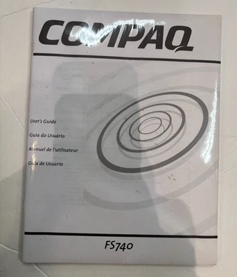 Vintage Compaq FS740 user's guide sealed - Image 1 of 2