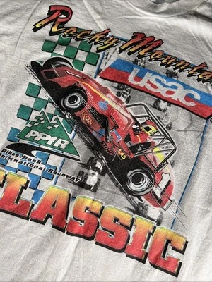 Camisa Rocky Mountain Clásica Vintage Carreras USAC Pikes Peak Denver 1998 Talla Grande Foto 1 de 4