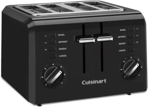 Cuisinart CPT-142BKP1 4-Slice Compact Plastic Toaster - Black - Picture 1 of 4