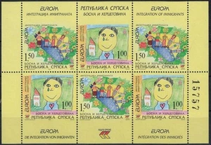 BOSNIEN SERBIEN 2006 Europa (aus LB) 6v MNH ** - Bild 1 von 1