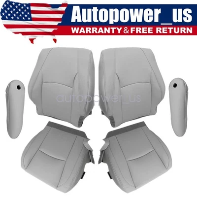 For 2004-2009 Lexus RX330 Bottom & Lean Back Seat Cover Gray With Armrest Cover - Image 1 of 4