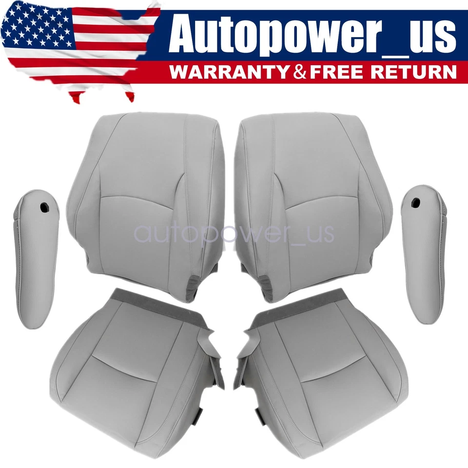For 2004-2009 Lexus RX330 Bottom & Lean Back Seat Cover Gray With Armrest Cover Foto 1 de 4