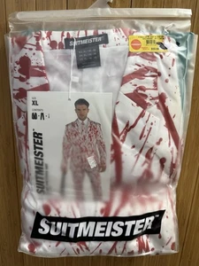 Suitmeister Blutspritzer Anzug Mantel Jacke Halloween Kostüm Hose XL 46-48 - Bild 1 von 2