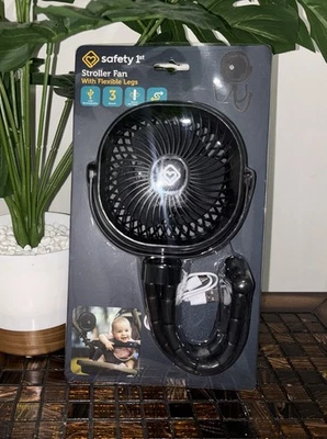 Ventilador de seguridad para cochecito 1er con patas flexibles USB recargable Foto 1 de 2