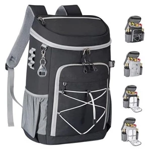 Cooler Backpack, 33 Cans Backpack Cooler Insulated Leak Proof, Portable  - Picture 1 of 7