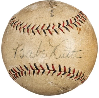 Babe Ruth Lou Gehrig Rogers Yankees Firmado Liga del Pacífico Béisbol PSA+BAS LOA Foto 1 de 4
