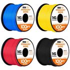 16 Gauge Primary Automotive Wire - 4 Roll Assortment Pack - 100 Ft Of Copper ...