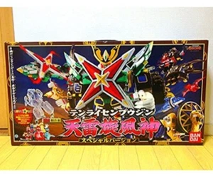 Power Rangers Ninja Storm Hurricane Megazord DX TENRAI SENPUUJIN Hurricaneger - Picture 1 of 3