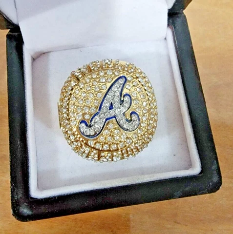 2021 Atlanta Braves World Series Championship Ozzie Albies Ring Rings Cover