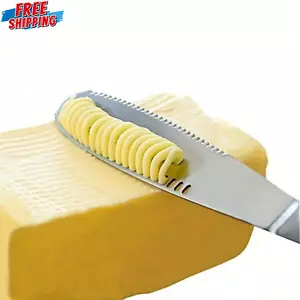 Stainless Steel Butter Spreader Knife Reusable Cheese Jam Spreader Kitchen Tools - Picture 1 of 6