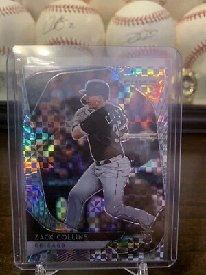 Zack Collins 2020 Panini Prizm - Power Plaid Prizm - 03/75 RC #233 White Sox - Image 1 of 2