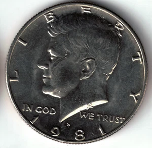 USA - 1981D - Kennedy ½ $ - Bald Eagle Version #2 - Crisp! - #20529 - Picture 1 of 2