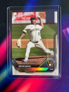 2025 Topps Road To Opening Day #OD-229 Nestor Cortes Gold Foil /25 - Picture 1 of 2