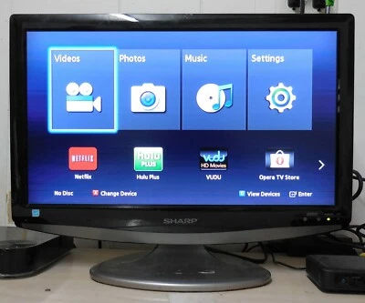 19" Sharp LC19SB15U 720p Widescreen LCD HDTV - 16:9 400:1 1 HDMI ATSC/NTSC Tuner - Image 1 of 4