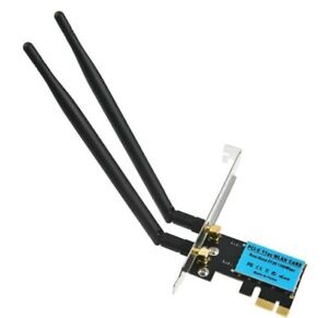 1200Mbps PCI-E WIFI Wireless Card Dual Band Desktop PC PCIe Network Adapter
