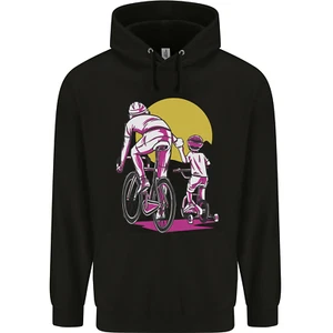 Father & Son Cycling Fathers Day Bicycle Bike Childrens Kids Hoodie - Picture 1 of 88