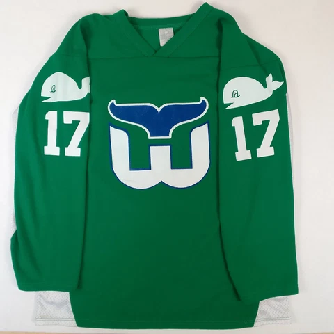 Vintage Hartford Whalers Hockey Jersey Size Medium Made In Canada Cover