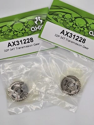 Lot Of 2 Brand New Axial AX31228 Transmission Gear 32P 34T Yeti XL AXIC3128 Gear - Image 1 of 4