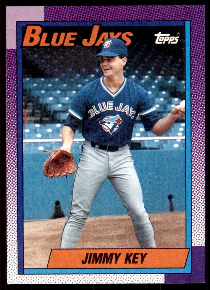1990 Topps Jimmy Key Baseball Cards #371 - Image 1 of 2