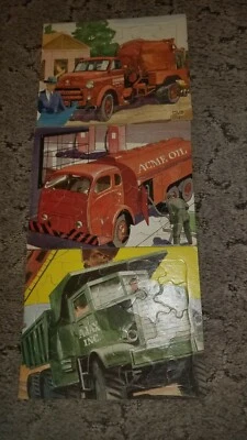 (3) Lote de quebra-cabeças Sifo vintage dos anos 1950 - Imagem 1 de 2