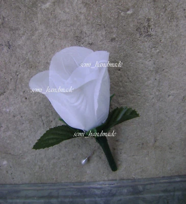 Pin rosa boutonniere~corsé~tu elección~novio~padrino~promoción~boda~quinceañera Foto 1 de 4