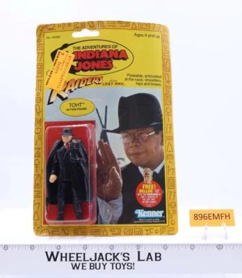 托特印第安纳琼斯 ROTLA 1982 年肯纳复古可动人偶全新 MOSC 密封 — 第 1/4 张图片