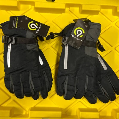 Men's new C9 Champion Ski Gloves Water Proof Reflective Sizes NEW w/tag Warmest